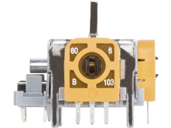 Tru Components 98002C3 Joystick 12 V/Dc Plastichåndtag Loddepins 1 Stk