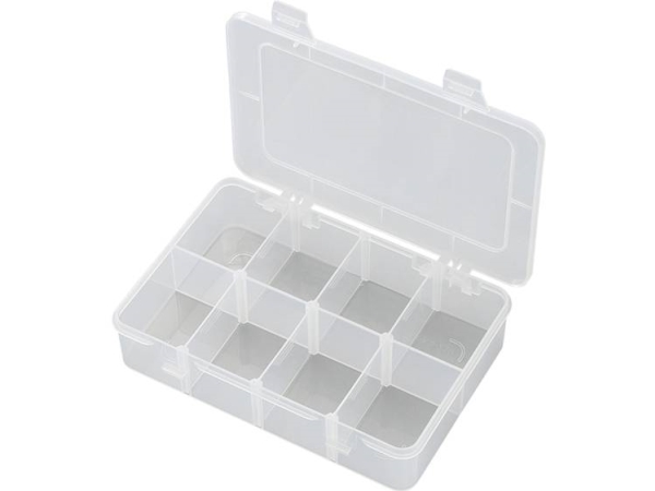 Tru Components Ekb-210 Sortimentskiste (L X B X H) 185 X 133 X 42 Mm Anzahl Fächer: 8 Variable Unterteilung