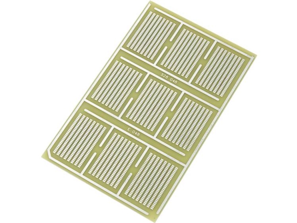 Tru Components Su528048 Smd-Europrintplade Epoxyd (L X B) 160 Mm X 100 Mm 35 Μm Rastermål 1,27 Mm Indhold 1 Stk