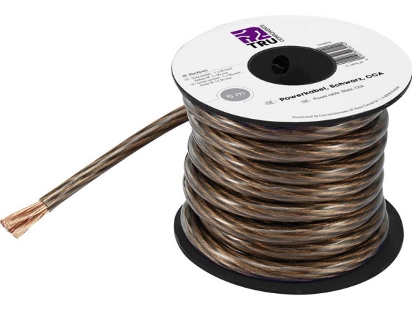 Tru Components Erdungskabel 1 X 35 Mm² Schwarz 5 M