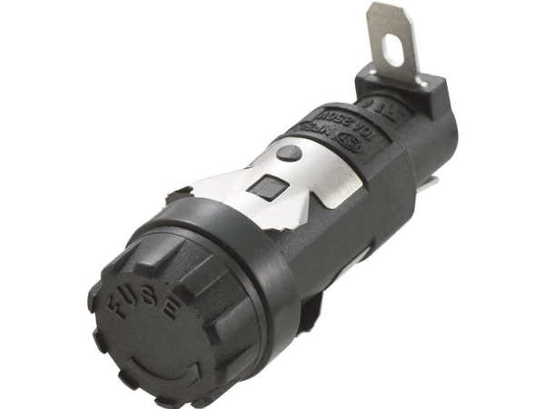 Tru Components R3-11 Sikringsholder Passer Til Finsikring 5 X 20 Mm 10 A 250 V/Ac 1 Stk