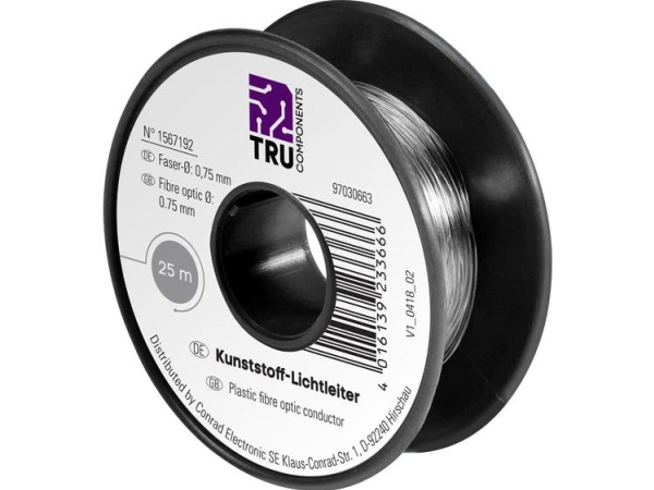 Tru Components 1567189 Pof-Kabel Simplex 25 M