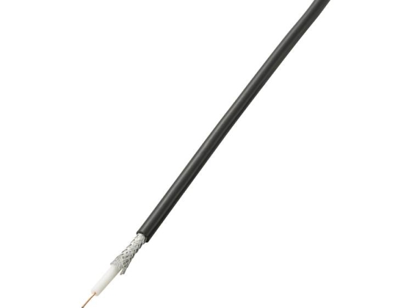Tru Components 1567202 Koaxialkabel Außendurchmesser: 5 Mm Rg58 75 Ω 52 Db Schwarz 100 M