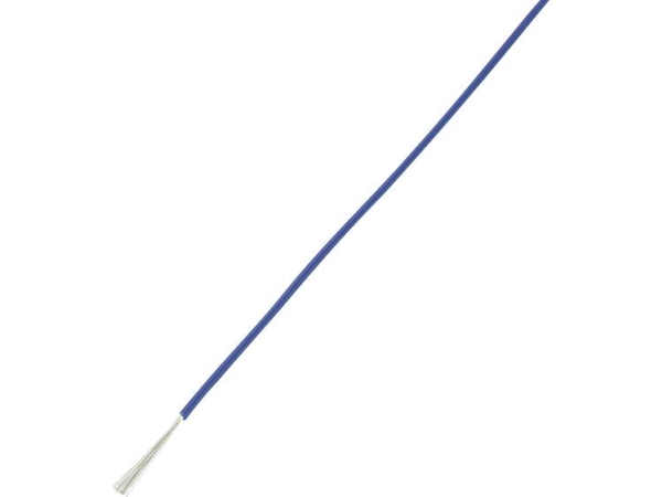 Tru Components 1567220 Wire Liy 1 X 0,22 Mm² Blå 100 M
