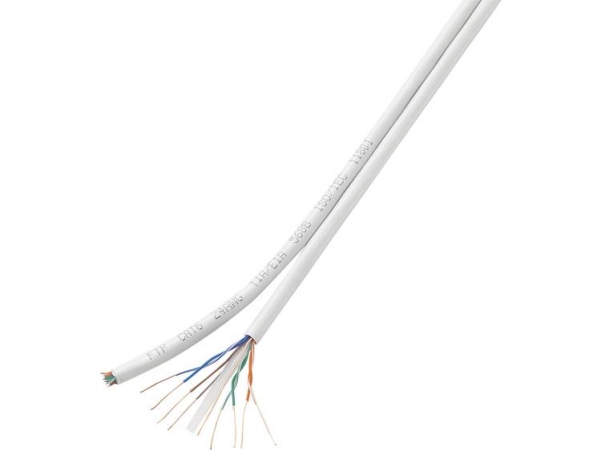 Tru Components Netzwerkkabel Cat 6 U/Utp 8 X 2 X 0.196 Mm² Weiß 100 M