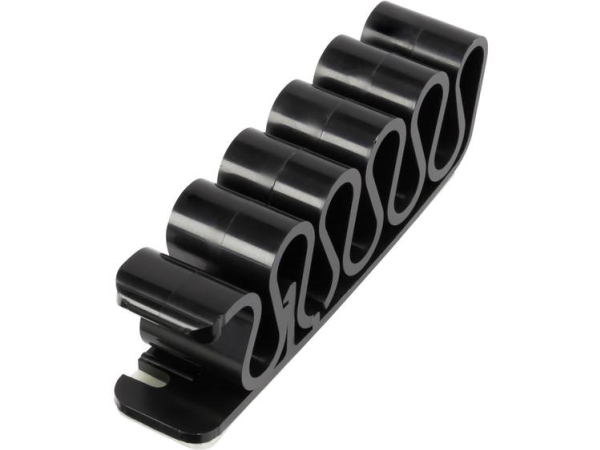 Tru Components Kabelclips Selbstklebend 630913 Bündel-Ø-Bereich 8 Mm (Max) Schwarz, 1 Stk.