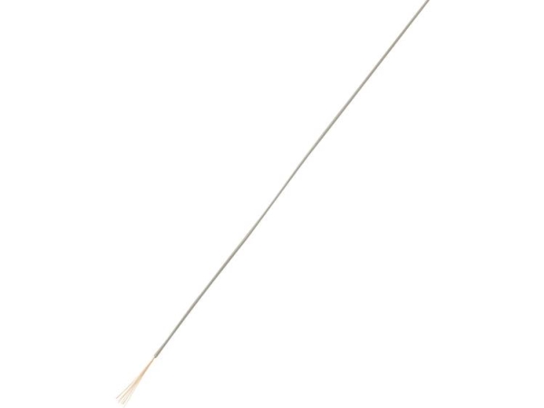 Tru Components 1567776 Wire Lify 1 X 0,05 Mm² Grå 25 M