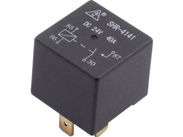 Tru Components Shr -4141 A Shr-12 Vdc-F-A 4-Poliges Fahrzeugrelais 12 V/Dc 40 A 1 X Endschalter