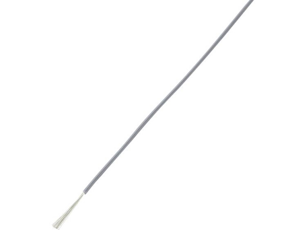 Tru Components 1570172 Wire Liy 1 X 0,14 Mm² Grå 10 M