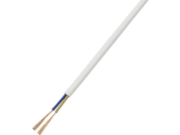 Tru Components 1570218 Tilslutningskabel 2 X 0.75 Mm² + 2 X 0.75 Mm² Hvid 20 M