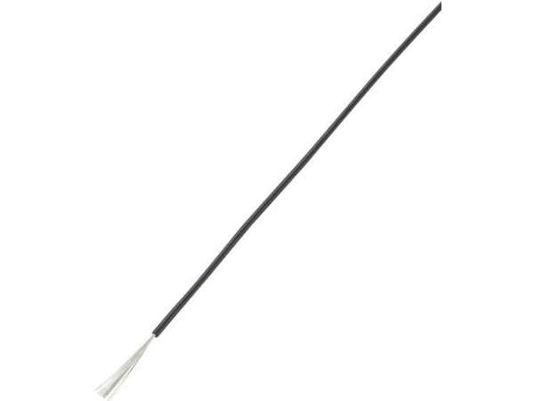 Tru Components 1570260 Tråd Liy 1 X 1.50 Mm² Sort 100 M