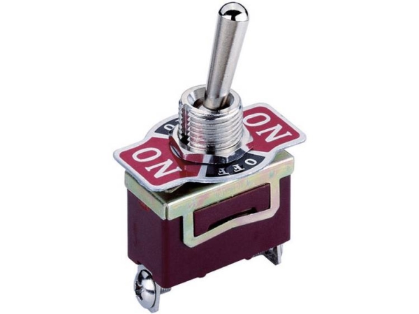 Vippekontakt 250 V/Ac 10 A 2 X On/Off/On Kn3 Hvile/0/Hvile 1 Stk.