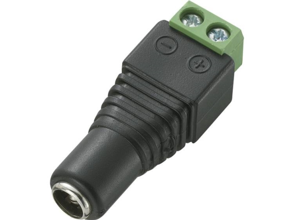 Tru Components Dc-13F Niederspannungsstecker Stecker, Gerade 5,5 Mm 5,5 Mm 2,5 Mm 1 St