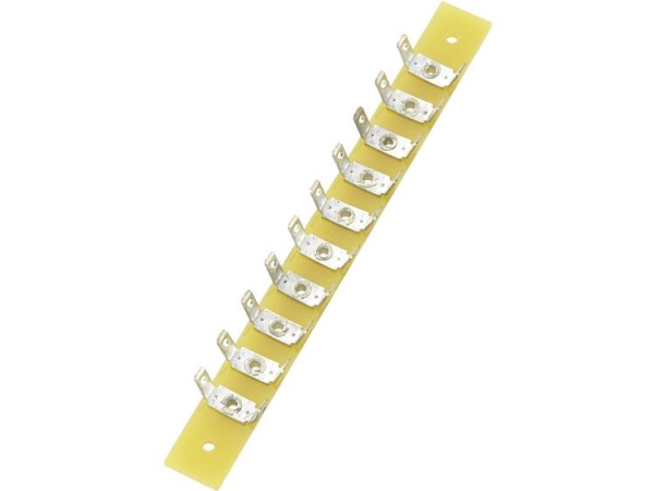 Tru Components Loddeliste Enkeltrække Samlet Antal Poler 10 Epoxyd (L X B X H) 100 X 10 X 1.6 Mm 1 Stk