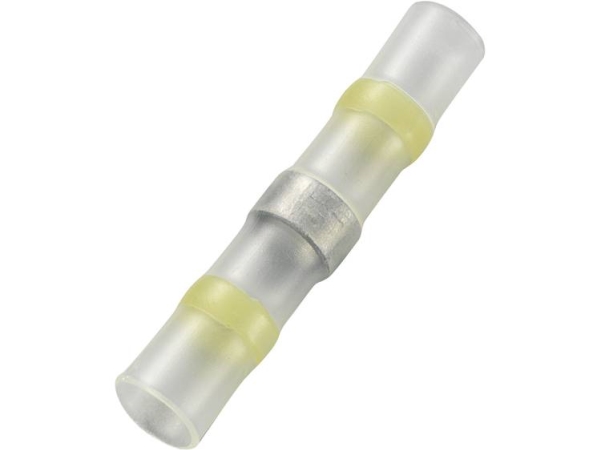 Tru Components 736461 Crimpkonnektor Med Krympeslange 4 Mm² 6 Mm² Helisoleret Gul 15 Stk