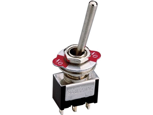 Tru Components 1571811 Lb-601-2 Vippeafbryder 250 V/Ac 3 A 1 X On/On Klikkende 1 Stk