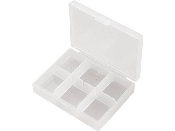 Tru Components Pp06-01 Sortimentskasten (L X B X H) 84 X 63 X 20 Mm Anzahl Der Fächer: 6 Variable Unterteilung 1 St