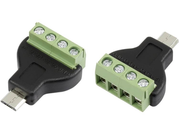 Usb-Stecker Mit Schraubanschluss Stecker, Gerade Mn-Usb4m Micro Usb-Stecker Typ B 1572338 Tru Components Inhalt: 1 Stück