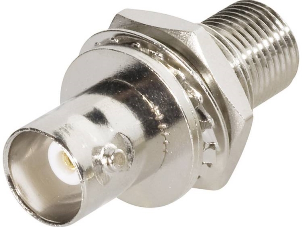 Tru Components 1579504 Bnc-Durchführung Bnc-Buchse - F-Buchse 1 Stk