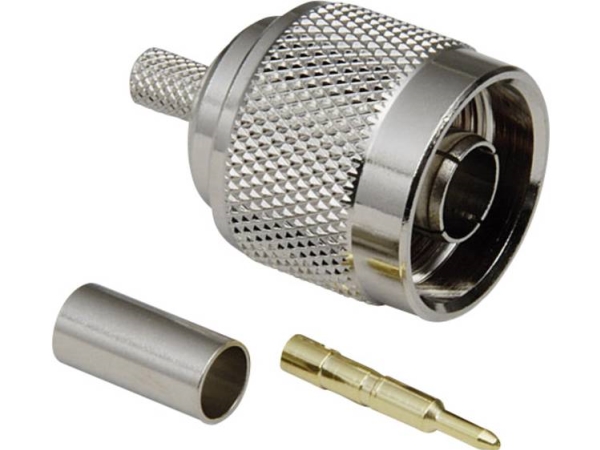 Tru Components 1579550 N-Stikforbindelse Stik, Lige 1 Stk