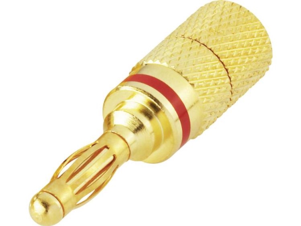 Tru Components Lamelstik Stift-Durchmesser: 4 Mm Rød 1 Stk