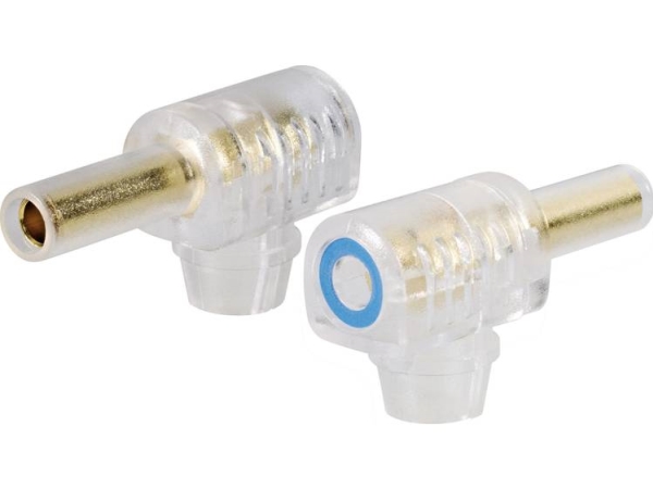 Tru Components Bananenstecker Anschluss, Gewinkelt Stiftdurchmesser: 4 Mm Schwarz (1 Stk.)