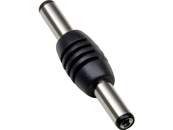 Tru Components Lavvoltsadapter Lavspændingsstik - Lavspændingsstik 5.5 Mm 2.1 Mm 5.5 Mm 2.1 Mm 1 Stk