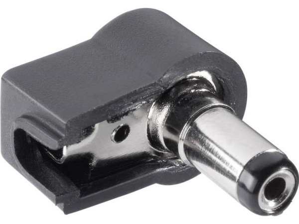 Tru Components Lavspændingsstik Stik, Vinklet 5.5 Mm 2.1 Mm 1 Stk