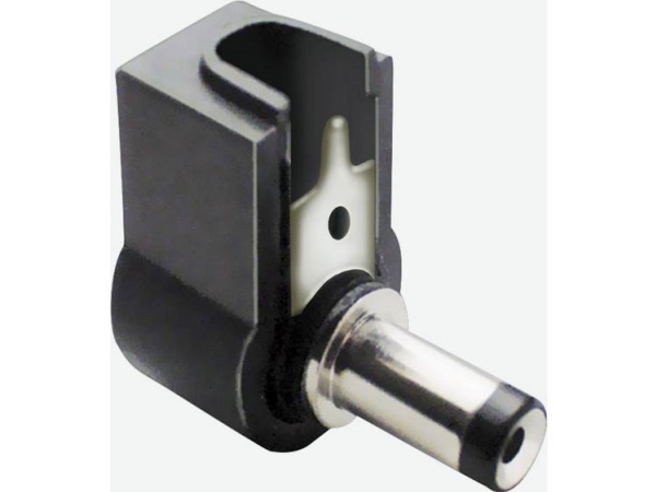 Tru Components Lavspændingsstik Stik, Vinklet 5.5 Mm 2.5 Mm 1 Stk
