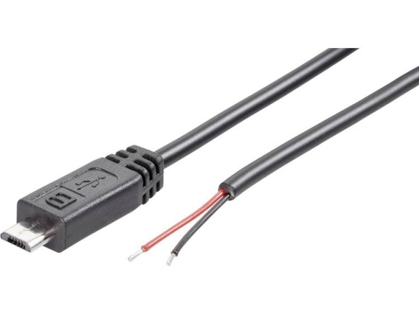 Konfektionierter Micro Usb-B Stecker Mit Offenem Kabelende Micro Usb-B Stecker 1582499 Tru Components Inhalt: 1 Stück