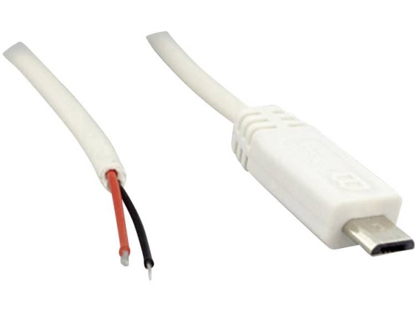 Konfektionierter Micro Usb-B Stecker Mit Offenem Kabelende Micro Usb-B Stecker 1582671 Tru Components Inhalt: 1 Stück