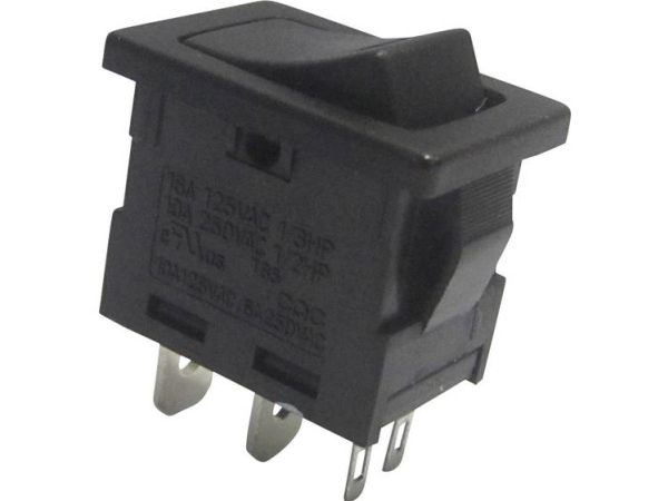 Tru Components 1587517 Vippekontakt Tc-R13-66L-02 250 V/Ac 6 A 1 X Off/On Klikkende 1 Stk