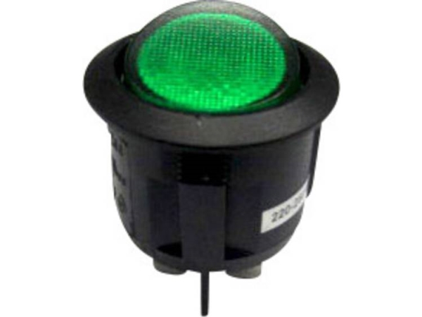 Tru Components 1587658 Vippekontakt Tc-R13-244B-02 B/G 220 V/Ac 250 V/Ac 10 A 2 X Off/On Klikkende 1 Stk