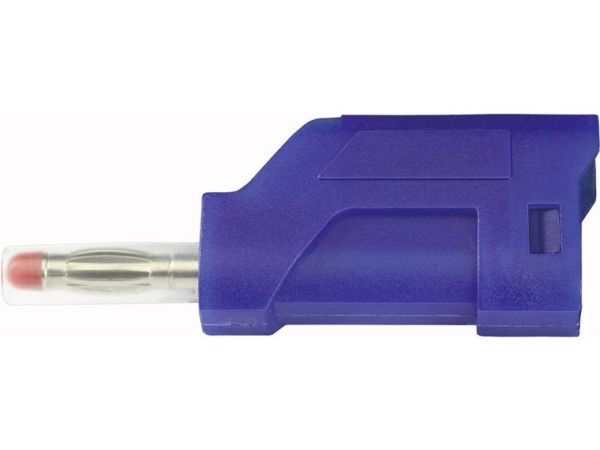 Tru Components Tc-R8-104 Bl Lamelstik Stik, Lige Stift-Durchmesser: 4 Mm Blå 1 Stk