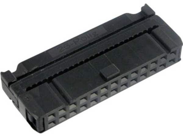 Tru Components 1589754 Pole-Stikforbindelse Med Trækaflastning Rastermål: 2.54 Mm Samlet Antal Poler: 60 Antal Rækker: 2 1 Stk