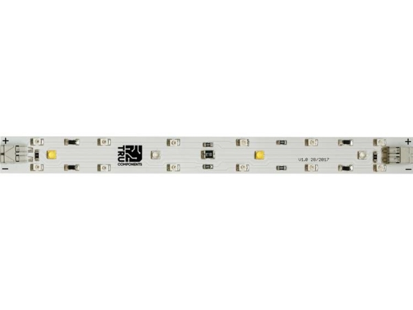 Tru Components Tru-Al-Wb-Uva Tru-Al-Wb-Uva Led-Plantelys Med Burfjeder 12 V 180 Mm Neutralhvid, Blå 1 Stk