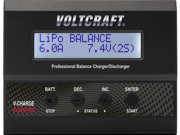 Voltcraft Modelbau Multifunktionsoplader 12 V 6 A V-Charge 60 Dc (1597950)
