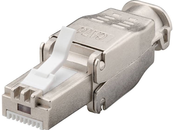 Tru Components Cat 6A Rj45-Stikforbindelse, Uden Brug Af Værktøj 1610346 Stik, Lige Pol-Tal (Rj) 8P8c 1 Stk