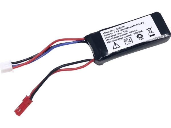 Reely Modelbyggeri-Batteripakke (Lipo) 7.4 V 600 Mah Celletal: 2 15 C Softcase Bec-Tilslutning
