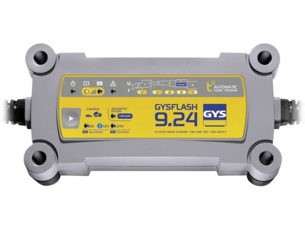 Gys Flash 9.24 029477 Automatikladegerät 6 V, 12 V, 24 V 9 A 9 A 6 A (029477)