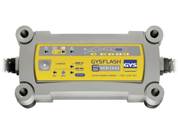 Gys Flash Heritage 6A 029538 Automatikladegerät 12 V, 6 V 0.8 A 6 A (029538)
