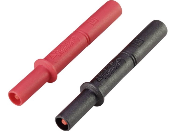 Voltcraft Msl-505 Messspitzen-Verlängerung [4 Mm-Stecker - Buchse 4 Mm] Black, Red (Vc-8085010)