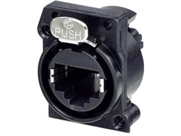 Neutrik Chassisbuchse Buchse, Einbau Horizontal Schwarz Ne8fav-C5-Con 1 St. (Ne8fav-C5-Con)