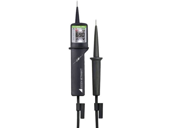 Gossen Metrawatt Profisafe 690L Zweipoliger Spannungsprüfer Cat Iii 690 V, Cat Iv 600 V Lcd/Led