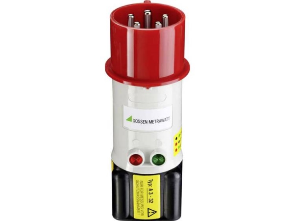 Gossen Metrawatt 3-Phasen-Stromadapter 32 A (A3-32)