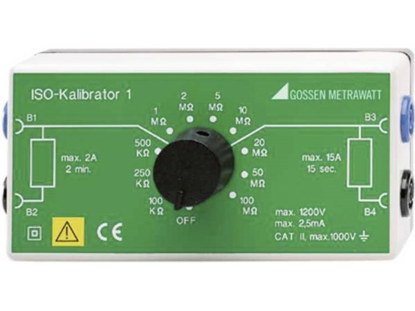 Gossen Metrawatt Iso-Kalibrator 1 Målingsmodstand (L X B X H) 53 X 122 X 60 Mm 1 Stk