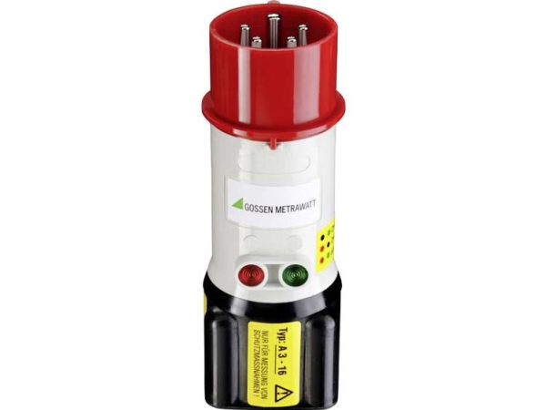 Gossen Metrawatt 3-Phasen-Stromadapter 16 A (A3-16)