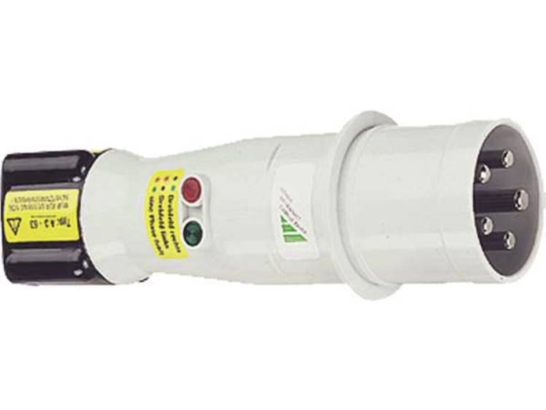 Gossen Metrawatt A3-63 Måleadapter Cee-Stik 63 A 5-Polet - Bøsning 4 Mm