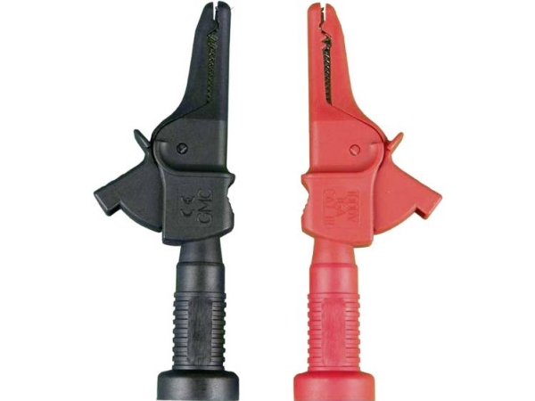 Gossen Metrawatt Ky95-3 Krokodilklemmensatz Anschluss 4 Mm Cat Iii 1000 V Schwarz, Rot 1 Stück