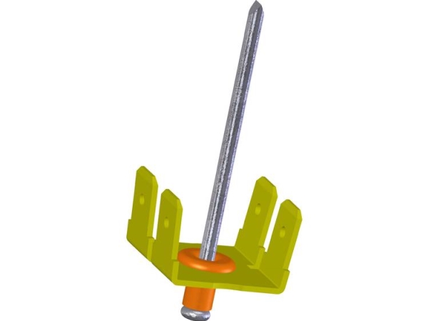 Vogt Verbindungstechnik 388041.67 Fladstikfordeler Kan Nittes Stikbredde: 6.30 Mm Stiktykkelse: 0.80 Mm 95 ° Uisoleret Messing 100 Stk